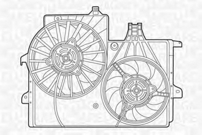 MAGNETI MARELLI 069422428010 -  Вентилятор, охлаждение двигателя
